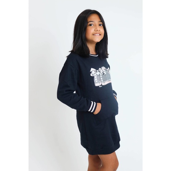 Sweater Dress Black size 10 - Picture 1 of 6